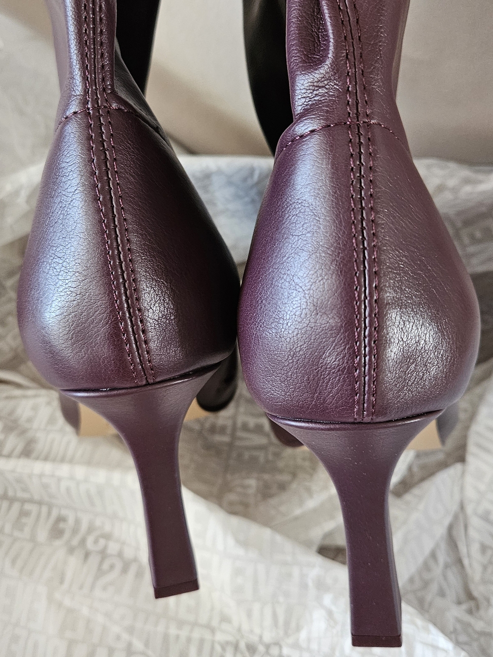 Steve Madden Burgundy Over-the-Knee Thigh High Stiletto Boot OTK - Picture 8 of 14